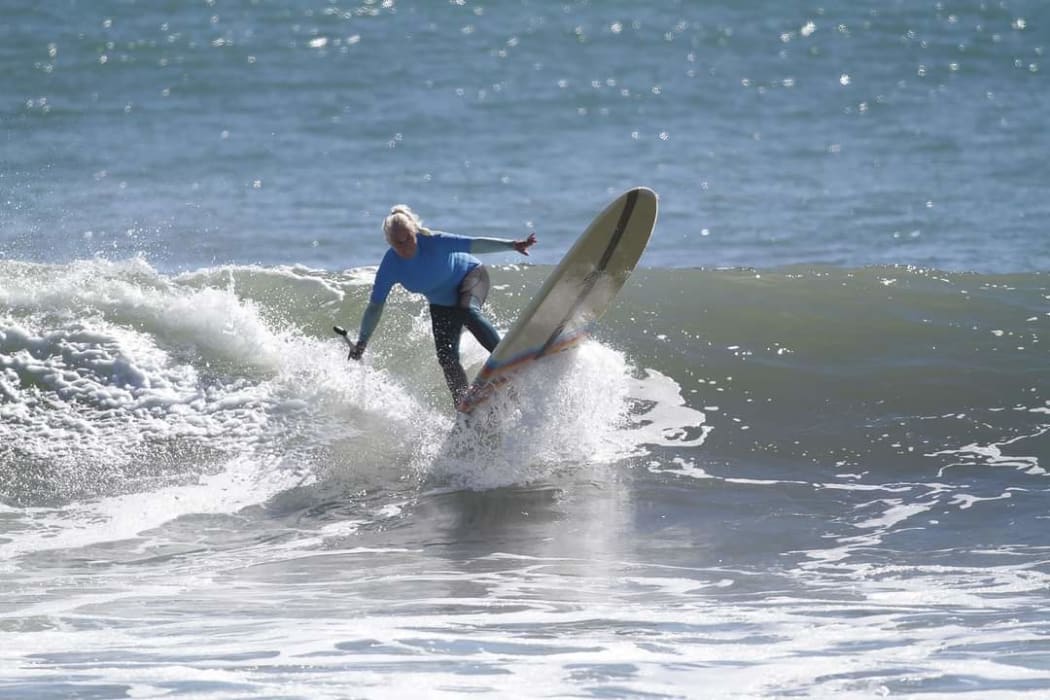 Linda Stent in action at the Easter Masters