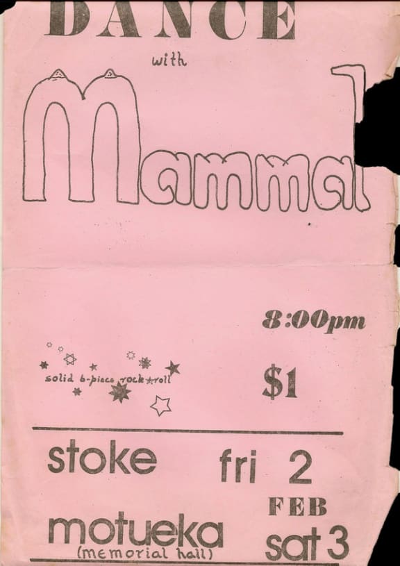 Flyer for Mammal in Stoke & Motueka, 1973