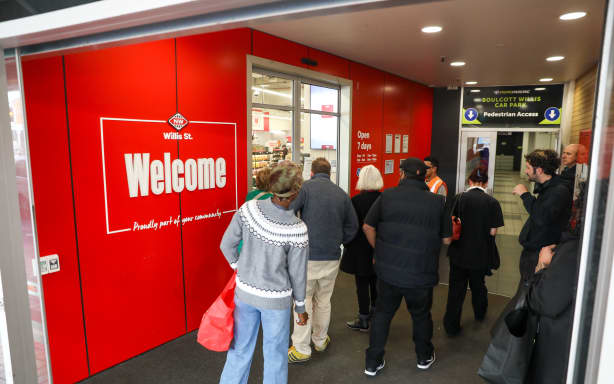 New World on Willis St in Wellington is temporarily closed.