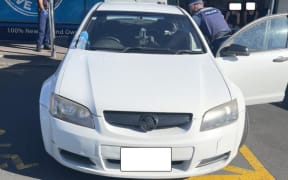 A Holden used in a burglary in Hamilton.