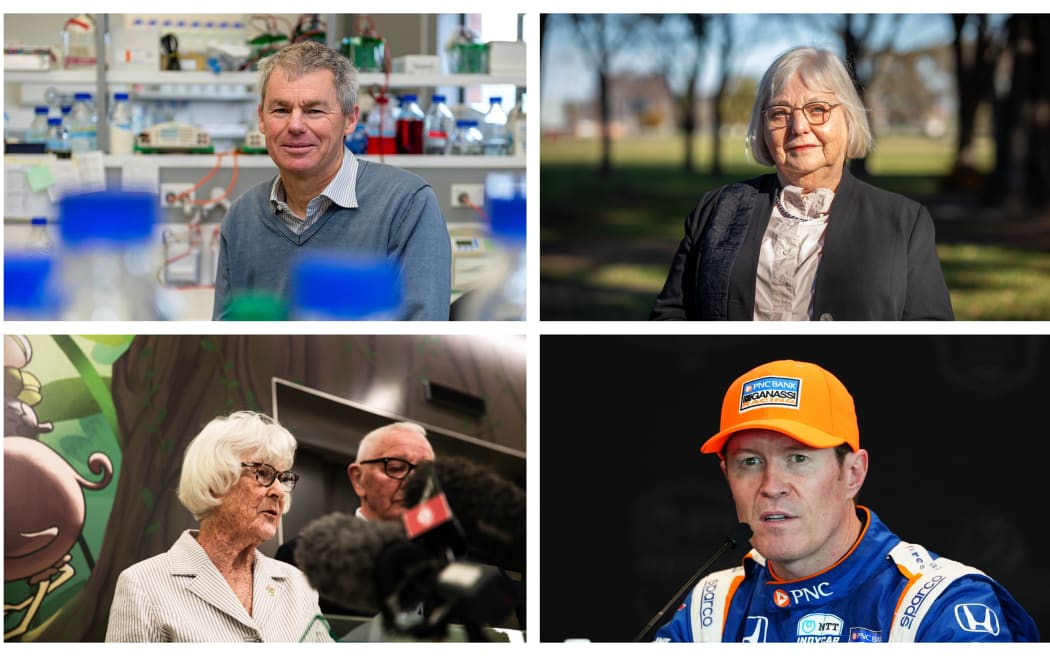 Professor Graham Le Gros, Coral Shaw, Dorothy Spotswood and Scott Dixon are four of the seven being named Dames and Knights.