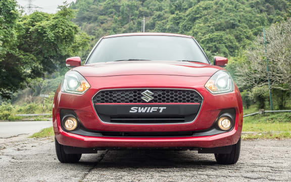 Hong Kong, China April 18, 2018 : Suzuki Swift 2018 Test Drive Day April 18 2018 in Hong Kong.