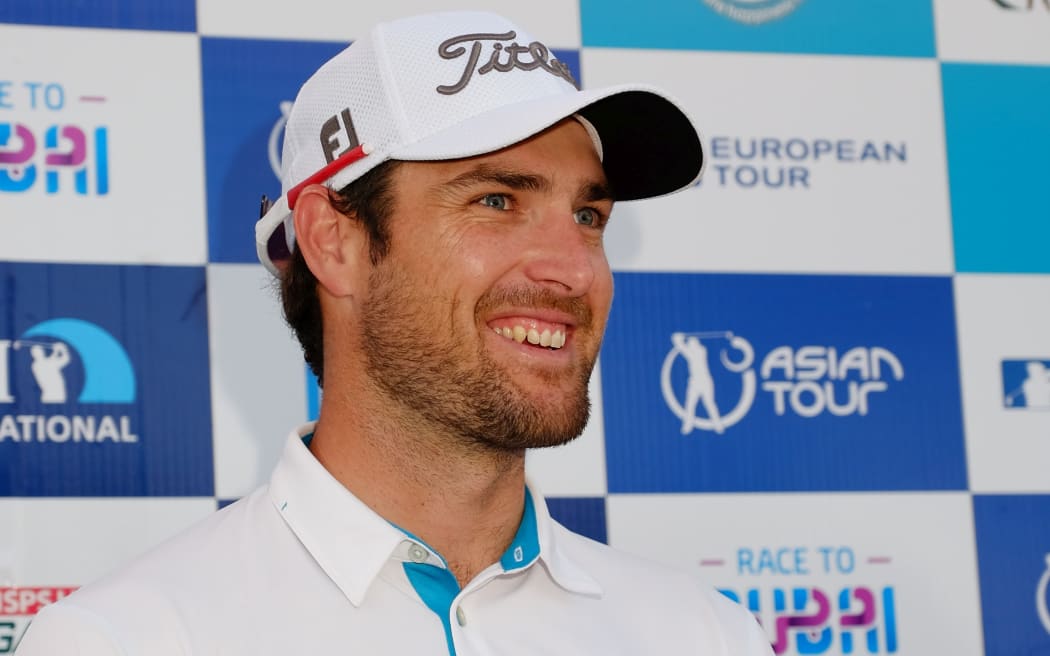 New Zealand's Daniel Pearce leads after the opening round at Natadola Bay.