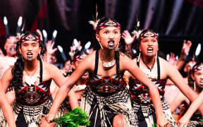 The winners of Te Mana Kuratahi 2025 Te Wharekura o Kirikiriroa.