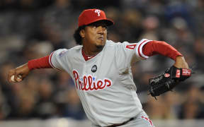Former Philadelphia Phillies pitcher Pedro Martinez.