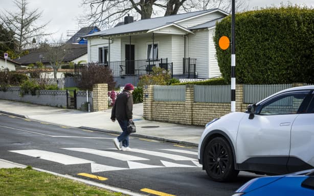 The goal of speed bumps is to protect pedestrians according to Strongman. Credit Christel Yardley / Waikato Times