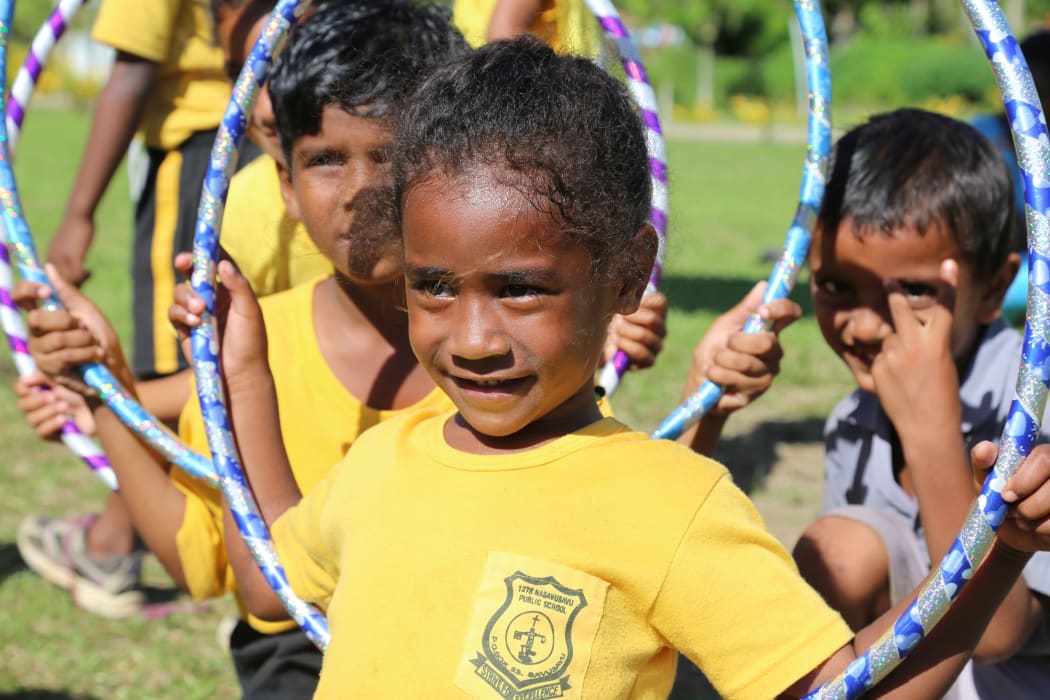 Over 200 children from Nasavusavu Public School took part in the Just Play festival as part of the emergency programme on Savusavu Island earlier this year.