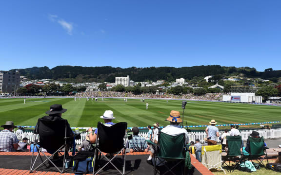 General View of the Basin Reserve Cricket Ground 2018.