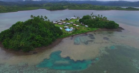 Serua Island, a five-minute boat ride from Fiji's mainland - sits just above sea-level.