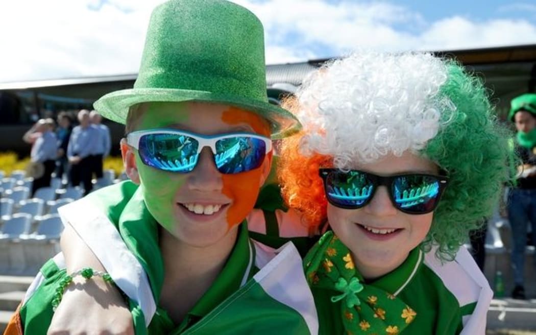 Fans at the match at Saxton Oval in Nelson.