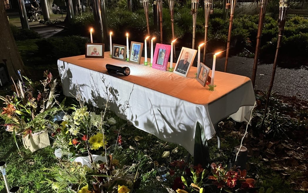 The candlelight vigil in Te Awamutu for the deaths of eight people in four road crashes across the Waikato since May 4, including five people in one crash near the town last Tuesday