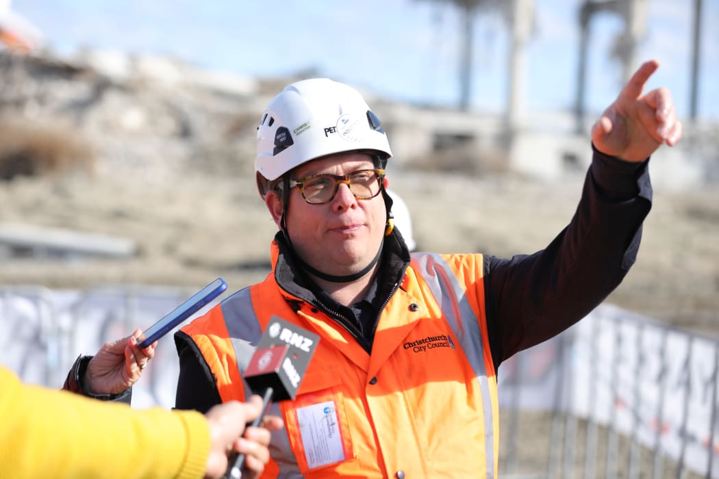 Lee Butcher is overseeing the demolition.