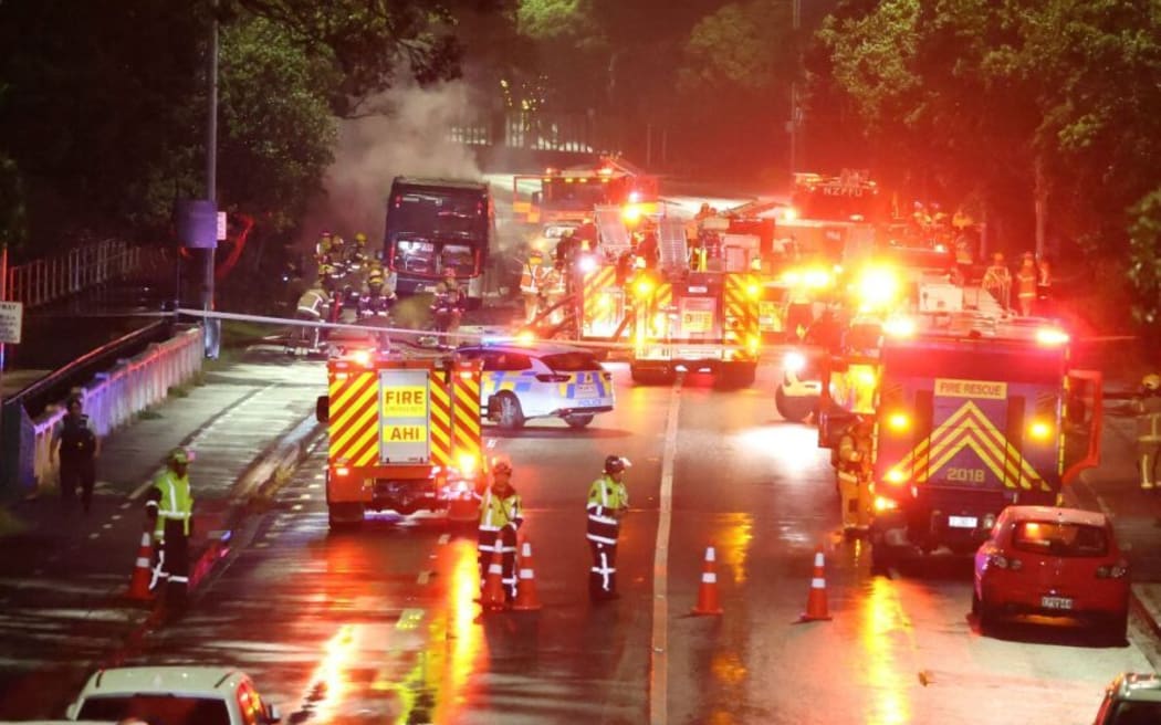 Tāmaki Drive bus accident.
