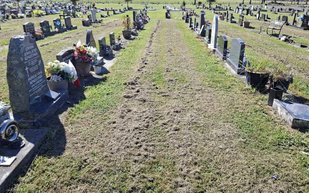 Rotorua cemetery 'mess' disappoints bereaved mum | RNZ