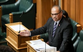 Labour MP Aupito William Sio contributes to the General Debate in the House