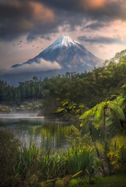 Austrian photographer Lukas Trixl’s picture of Mt Taranaki.