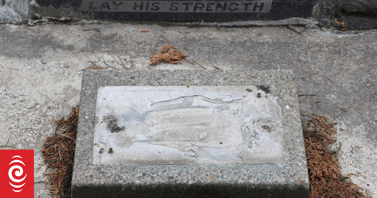 Man charged over theft of war grave plaques in Invercargill