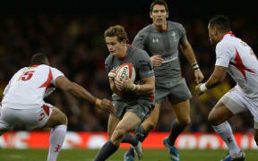Hallam Amos of Wales takes on Vunga Lilo of Tonga. (2013)