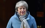 Britain's Prime Minister Theresa May leaves 10 Downing Street in London ahead of a further vote on delaying Brexit.