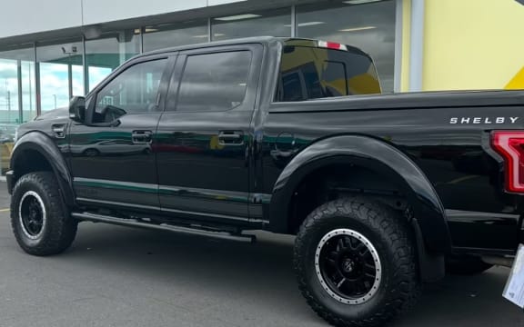 Sharon Harrison and Patrick Neil purchased the 2016 Ford F150 to tow their caravan.