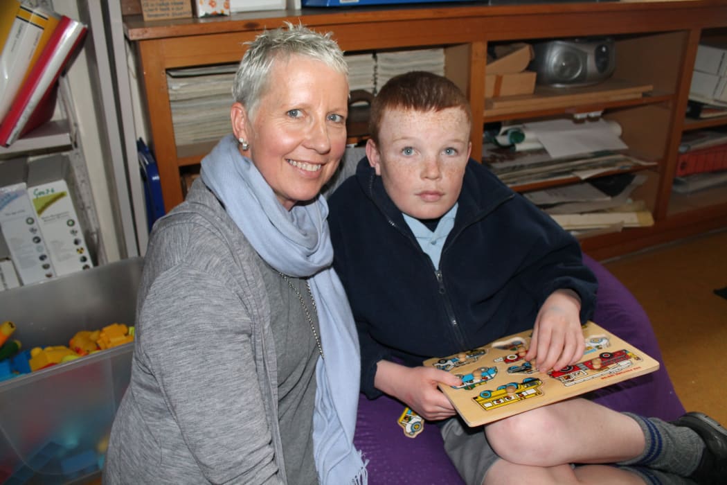 A photo of Jo Heslop and her son Cody