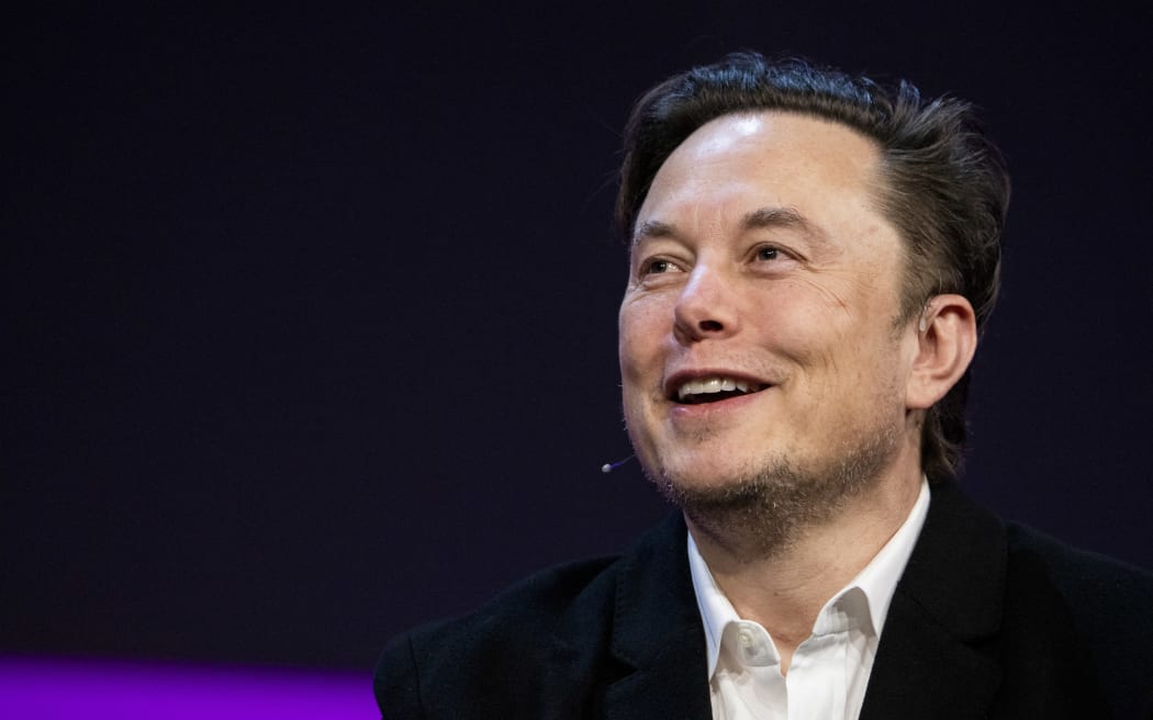 This handout image released by TED Conferences shows Tesla chief Elon Musk at the TED2022: A New Era conference in Vancouver, Canada, 14 April, 2022.