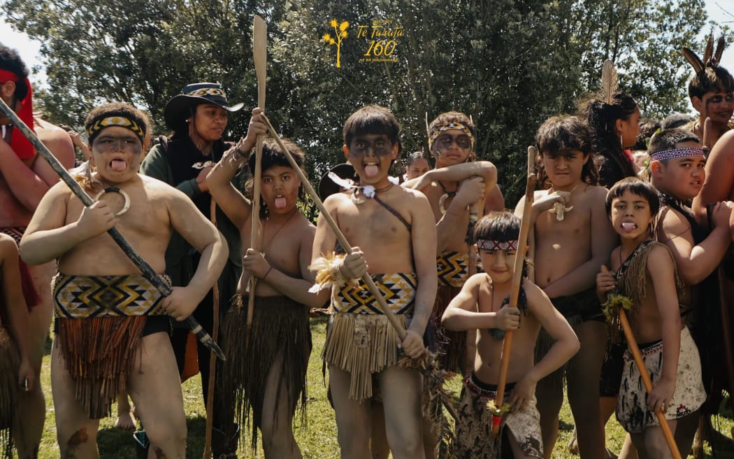 The youngest in the kapa haka was 4 years old while the oldest performer was 68.