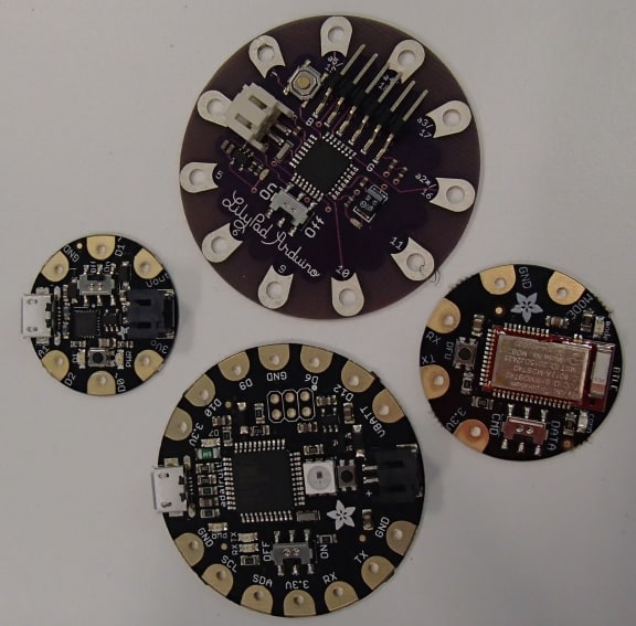 Small circular circuitboards