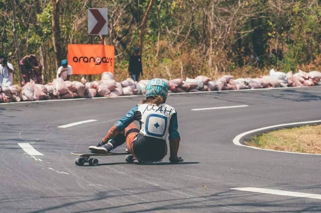 Elissa Mah drifting in the Philippines.