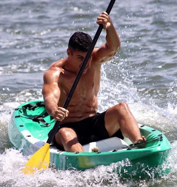 Pita Taufatofua wants to become an Olympic kayaker.