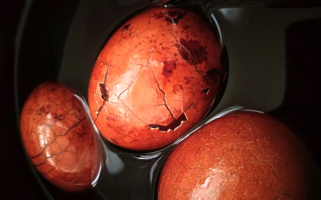Chinese tea egg.