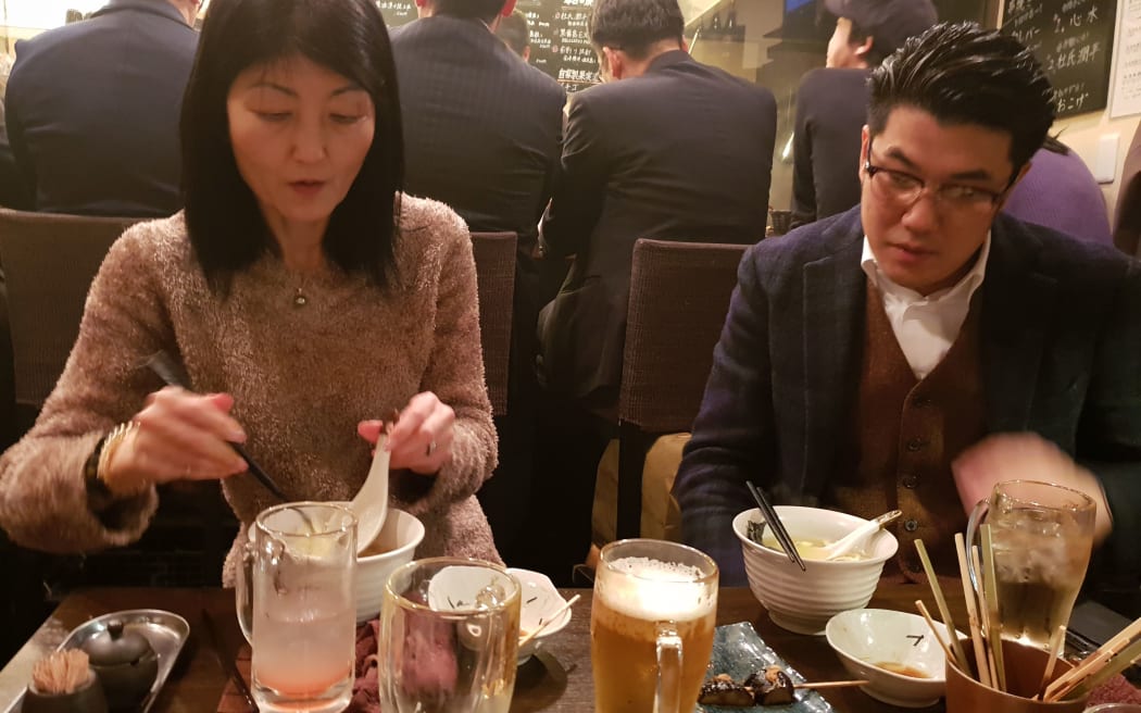 A typical, small, Izakaya bar in Yokohama