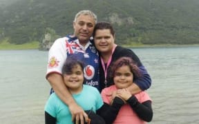 Charles Finlay, Maryanne Butler-Finlay and daughters Shelby and Sharneica.