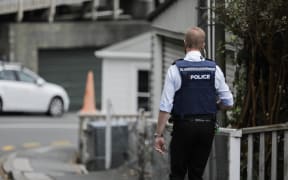 Police at a house in the Wellington suburb of Roseneath after two people were found dead.
