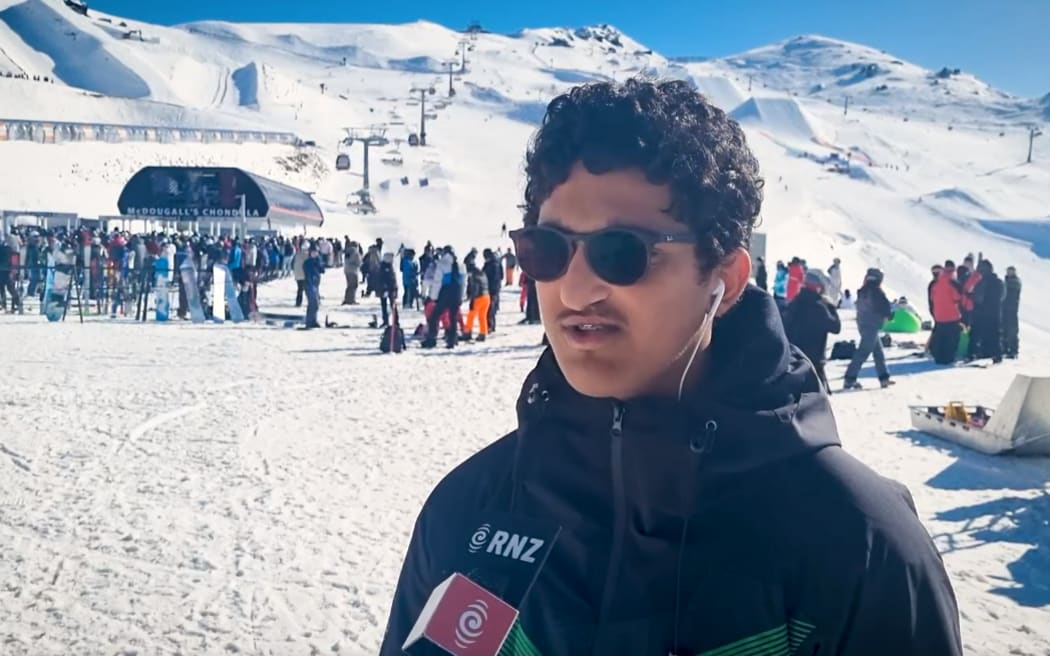 skier Sultan Al Gandhi.