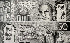 Bruce Mahalski $50 note collage
