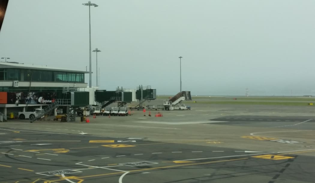 Empty tarmac at Wellington airport.