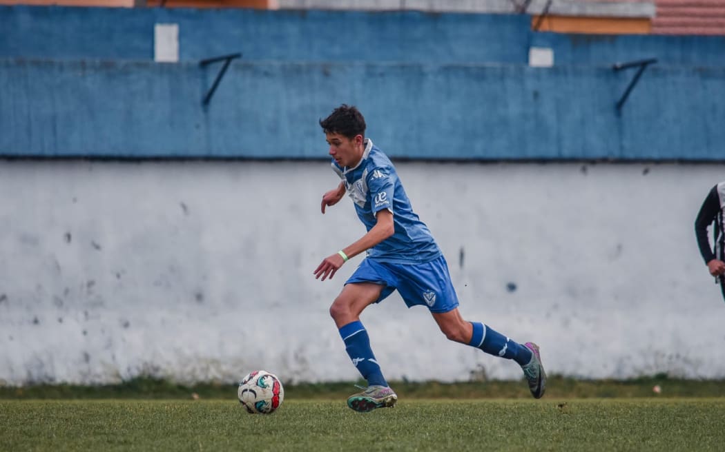 New Zealand born Joaquin Reinoso, 13, is heading into his second year at Velez Sarsfield youth academy in Buenos Aires, one of the most esteemed academies in world football.