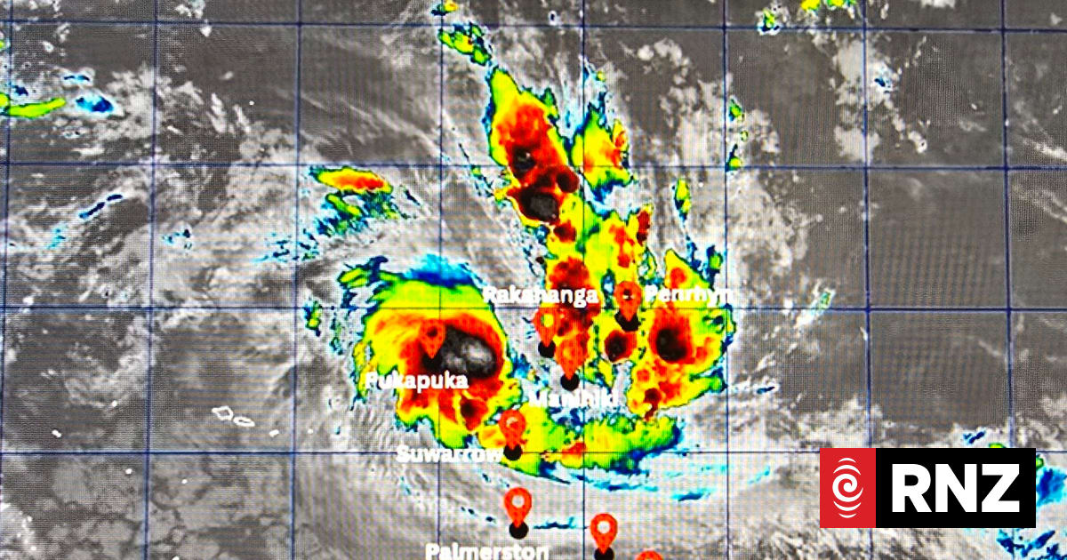 Tropical depression develops into a cyclone in Cook Islands waters