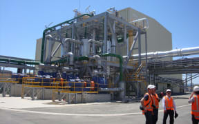 Kawerau geothermal power plant.