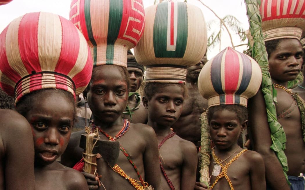 Children on Bougainville, PNG