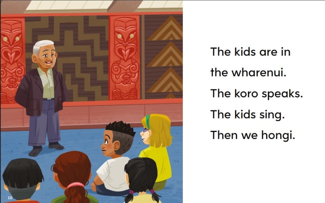 A page from At the Marae.