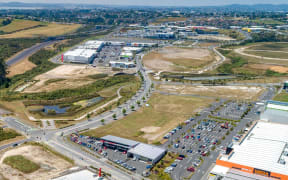Auckland's Westgate Town Centre looking south