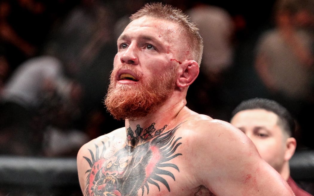 Irish fighter Conor McGregor following his UFC 196 loss to Nate Diaz.
