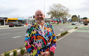Pride advocate Gordy Lockhart after the September council meeting where the rainbow crossing was approved. LDR single use only