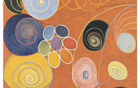 A detail from the 1907 painting 'Group IV, The Ten Largest, No. 3, Youth' by Hilma af Klint