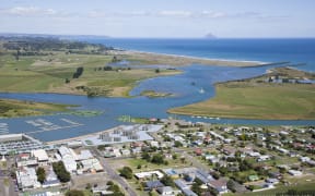 Conceptual image of Ōpōtiki following Harbour Development Project.