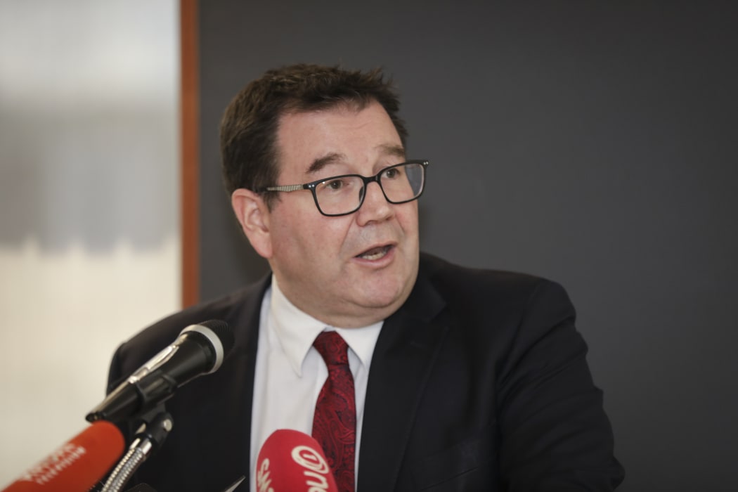 Finance Minister, Grant Robertson, speaks to media about the Half Yearly Economic and Fiscal Update.
