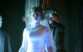 A scene from Jakob Ahlbom's horror.