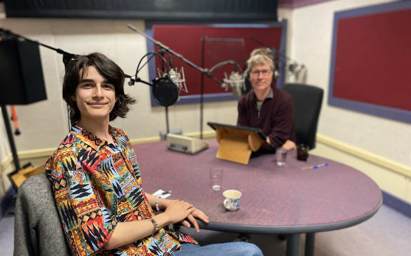 Leilani Aaron Woodmore, 16, speaks to Bryan Crump about their Compose Aotearoa win.